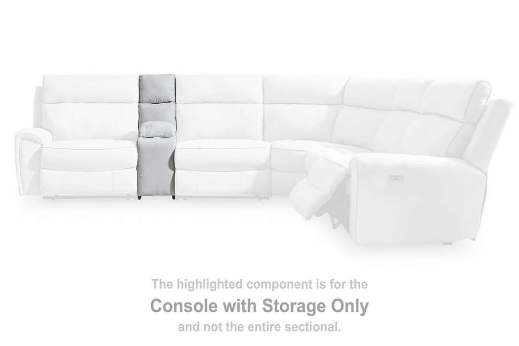 Social Pointe Reclining Sectional with Storage Consoles - Abundant Home Collections