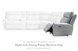 Social Pointe Reclining Sectional with Storage Consoles - Abundant Home Collections