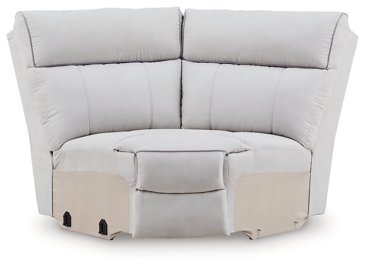 Social Pointe Reclining Sectional with Storage Consoles - Abundant Home Collections