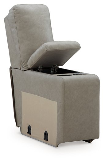 Narwhal Place Reclining Sectional with Storage Console - Abundant Home Collections