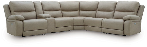 Narwhal Place Reclining Sectional with Storage Console - Abundant Home Collections