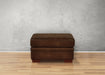 Dillon Leather Ottoman