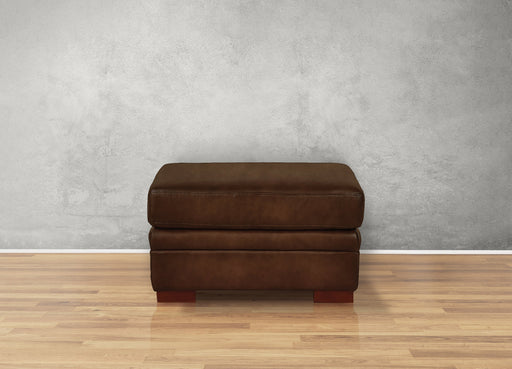 Dillon Leather Ottoman