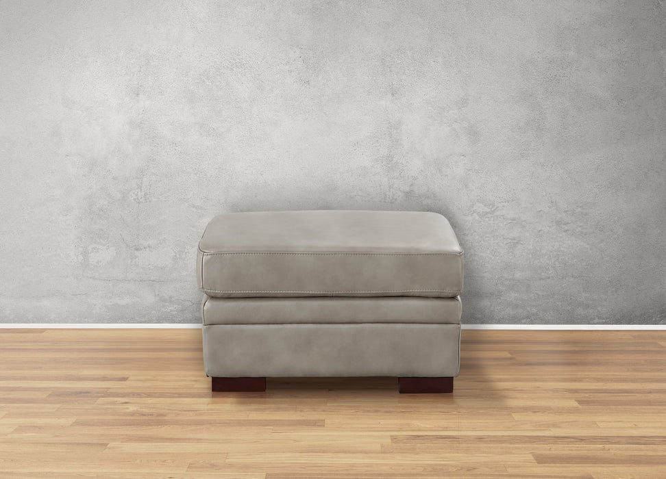 Dillon Leather Ottoman