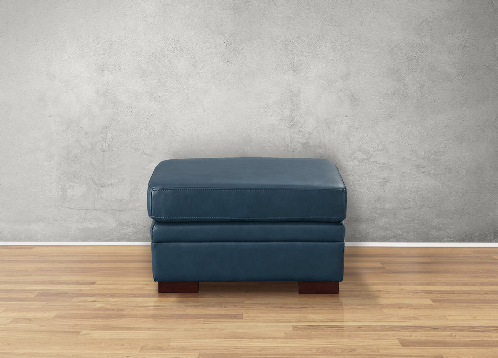 Dillon Leather Ottoman
