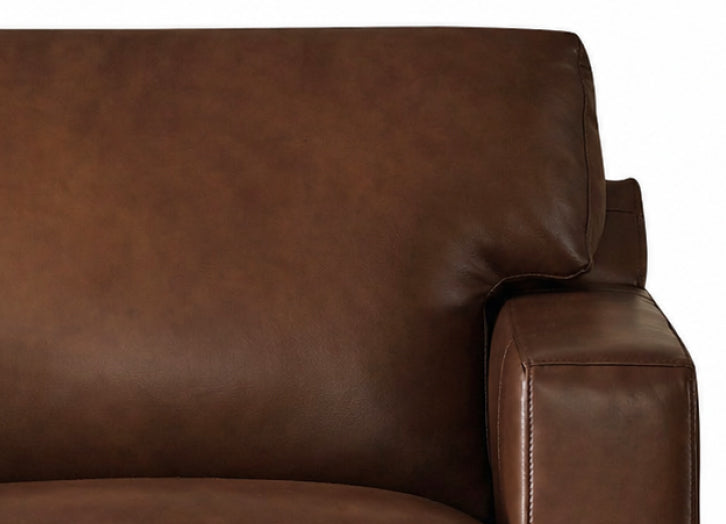 Dillon Leather Ottoman