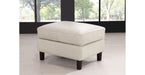 Bella Leather Ottoman