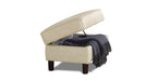 Bella Leather Ottoman