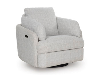 Alainmont Next-Gen Nuvella Swivel Power Recliner - Abundant Home Collections