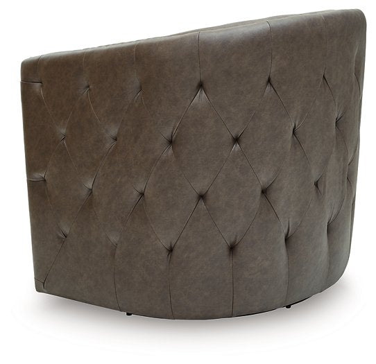 Brentlow Swivel Accent Chair - Abundant Home Collections