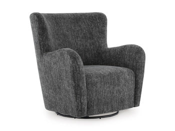 Rowenburg Swivel Glider Accent Chair - Abundant Home Collections