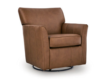Braydunn Swivel Glider Accent Chair - Abundant Home Collections