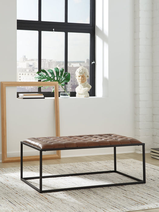 Junsor Coffee Table Ottoman - Abundant Home Collections