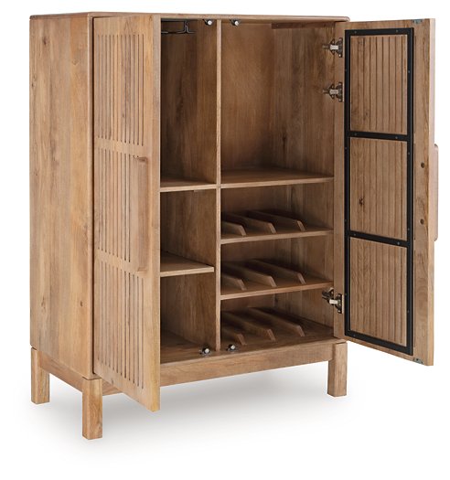 Pellamour Bar Cabinet - Abundant Home Collections