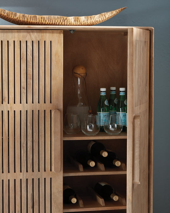 Pellamour Bar Cabinet - Abundant Home Collections