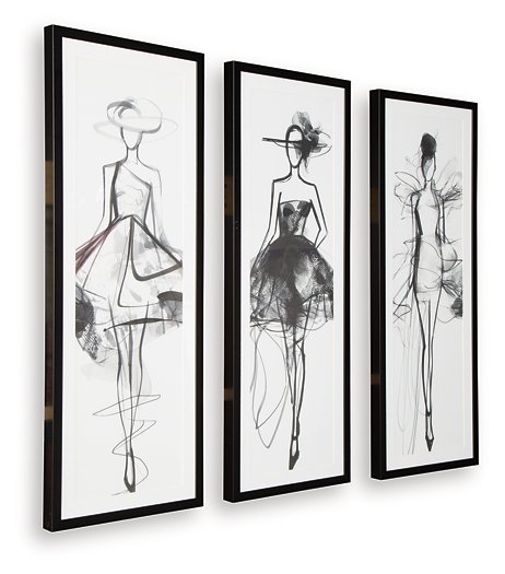 Mckerrick Wall Art Set (Set of 3) - Abundant Home Collections