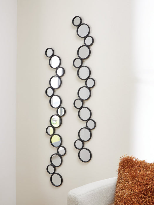 Vinler Accent Mirror Set (Set of 2) - Abundant Home Collections