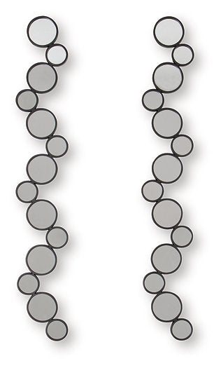Vinler Accent Mirror Set (Set of 2) - Abundant Home Collections