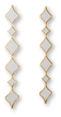 Harriswood Accent Mirror Set (Set of 2) - Abundant Home Collections