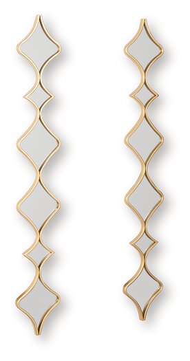 Harriswood Accent Mirror Set (Set of 2) - Abundant Home Collections