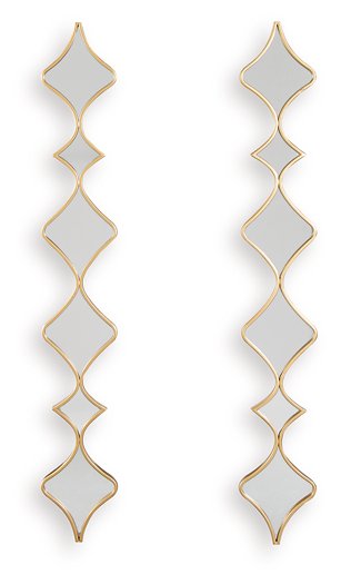 Harriswood Accent Mirror Set (Set of 2) - Abundant Home Collections
