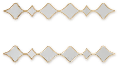 Harriswood Accent Mirror Set (Set of 2) - Abundant Home Collections