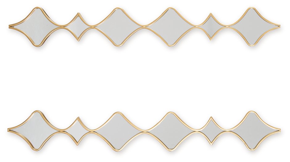 Harriswood Accent Mirror Set (Set of 2) - Abundant Home Collections