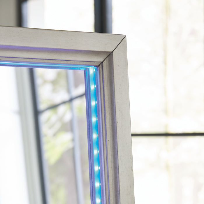 Evesen Floor Standing Mirror/Storage - Abundant Home Collections