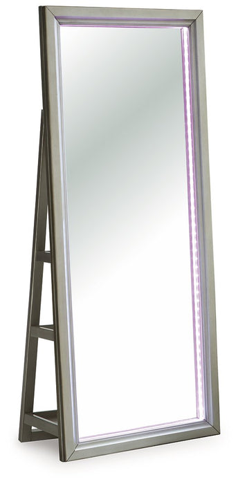 Evesen Floor Standing Mirror/Storage - Abundant Home Collections