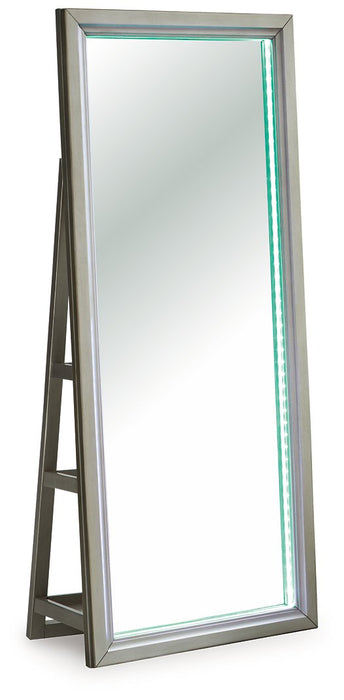 Evesen Floor Standing Mirror/Storage - Abundant Home Collections