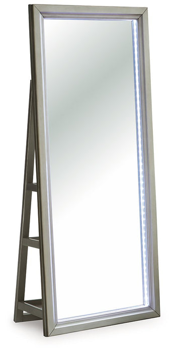Evesen Floor Standing Mirror/Storage - Abundant Home Collections