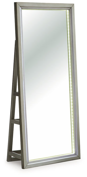 Evesen Floor Standing Mirror/Storage - Abundant Home Collections