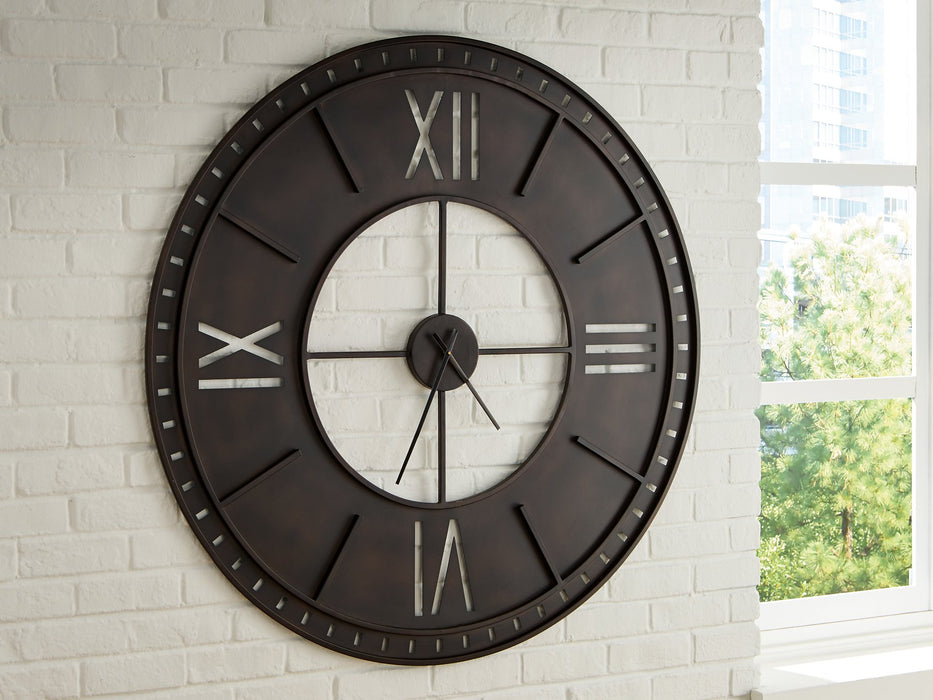 Lytle Wall Clock - Abundant Home Collections