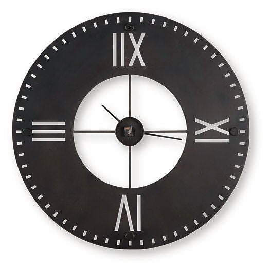 Lytle Wall Clock - Abundant Home Collections
