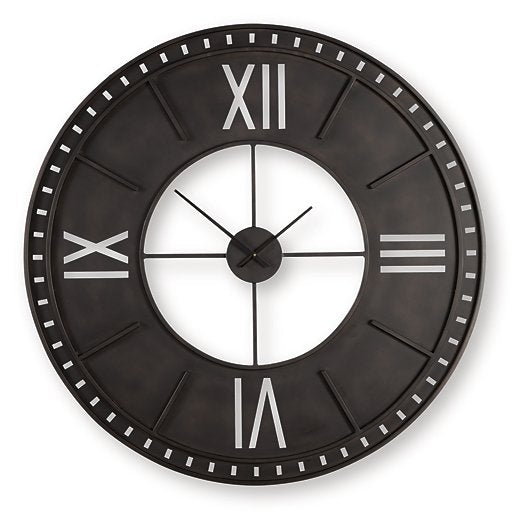 Lytle Wall Clock - Abundant Home Collections
