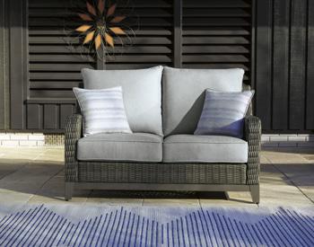 Elite Park Outdoor Loveseat with Cushion - Abundant Home Collections