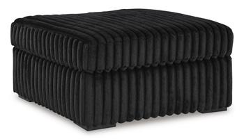 Midnight-Madness Oversized Accent Ottoman - Abundant Home Collections