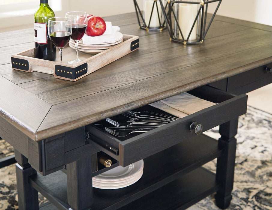 Tyler Creek Counter Height Dining Set - Abundant Home Collections