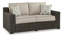 Coastline Bay Outdoor Loveseat with Cushion - Abundant Home Collections