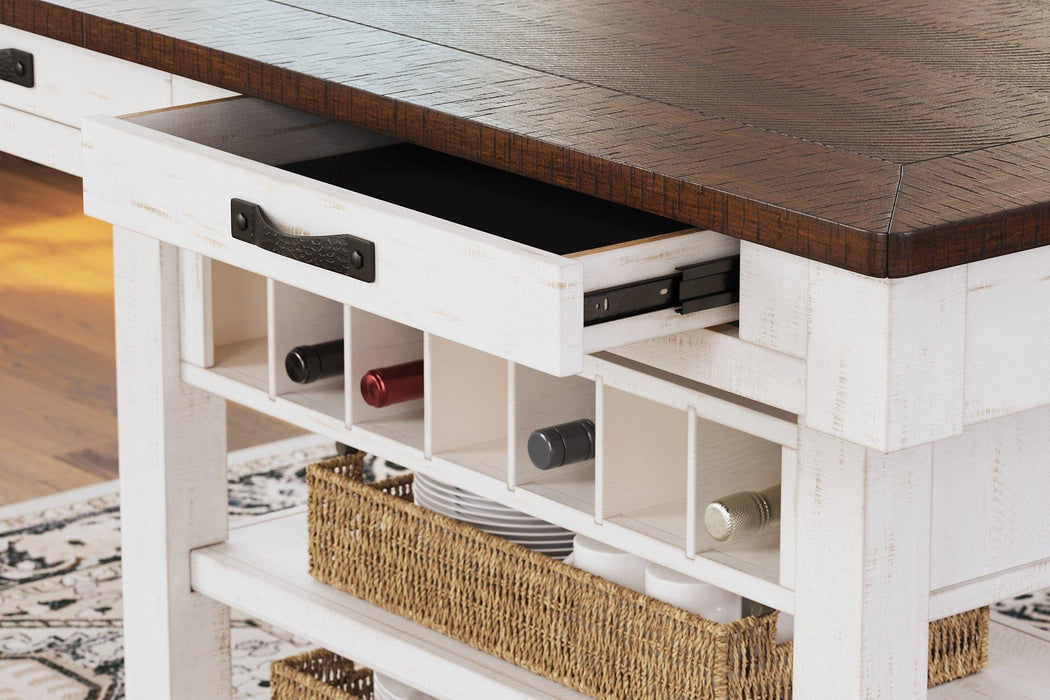Valebeck Counter Height Dining Table - Abundant Home Collections