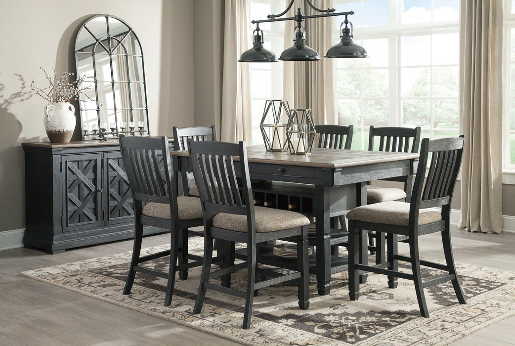 Tyler Creek Counter Height Dining Set - Abundant Home Collections