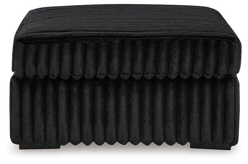 Midnight-Madness Oversized Accent Ottoman - Abundant Home Collections