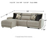 Colleyville Power Reclining Sectional with Chaise - Abundant Home Collections