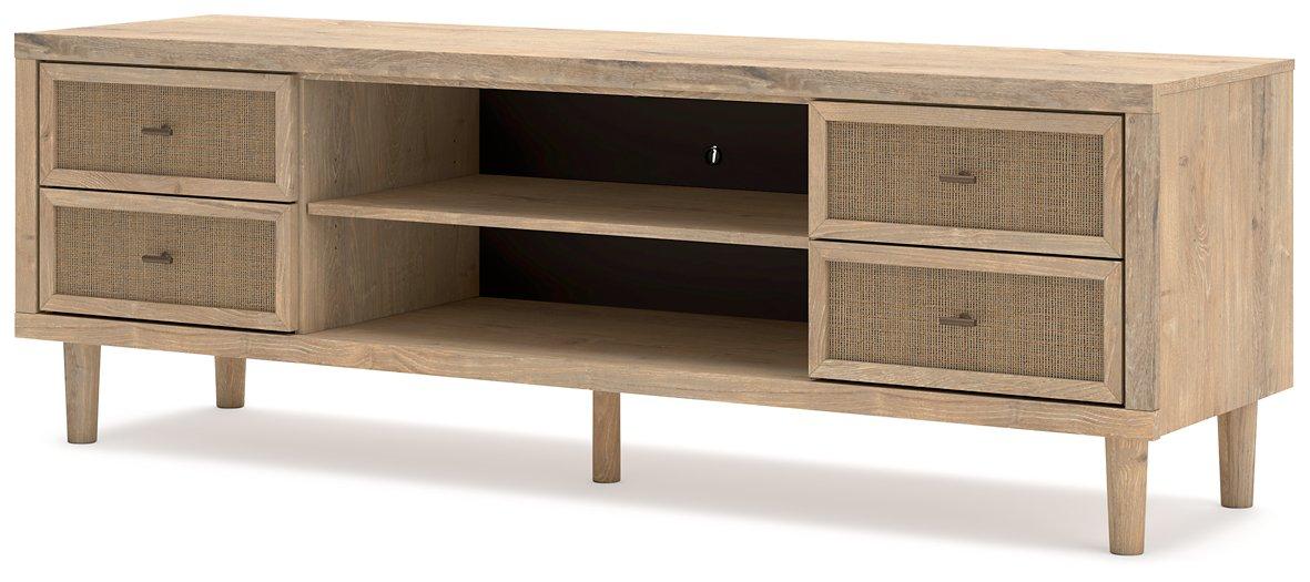 Cielden 72" TV Stand with Electric Fireplace - Abundant Home Collections