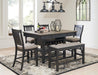 Tyler Creek Counter Height Dining Set - Abundant Home Collections