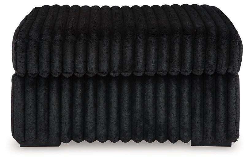 Midnight-Madness Oversized Accent Ottoman - Abundant Home Collections