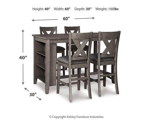 Caitbrook Counter Height Dining Set - Abundant Home Collections