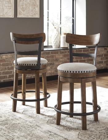 Valebeck Counter Height Bar Stool - Abundant Home Collections