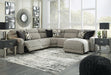 Colleyville Power Reclining Sectional with Chaise - Abundant Home Collections