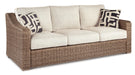 Beachcroft Outdoor Sofa, Lounge Chairs and Fire Pit - Abundant Home Collections